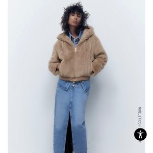 NWT, Zara faux fur
